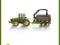 SIKU Traktor z Przyczepą Leśną