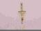 Krzyżyk złoty -Chrzest, Komunia- pr585