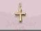 Krzyżyk złoty -Chrzest, Komunia- pr585