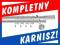 Karnisz metalowy TORINO 16 / 240 cm chrom-mat