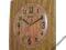 Zegar ścienny F-VAT T1218 dąb