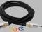 KABEL MIKROFONOWY XLR MĘSKI -JACK 1/4 STEREO  6m
