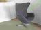 Fotel Egg Chair krótki włos nr 2 NOWA DOSTAWA