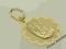Medalik złoty  0.750g.  diamentexclusive.pl