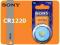 `1 bateria Sony CR1220 CR DL 1220
