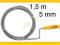 Spirala kanalizacyjna do rur śr. 5mm dł. 1.5 m 555