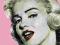 Marilyn Monroe (pink) - plakat 40x50 cm