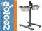 STOJAK regulowany z miskami, 2x0,75L, rozmiar 1