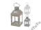 Lampion latarnia kremowa metal MIA home passion