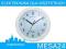 Zegar ścienny DCF synchronizowany radiowo GERMANY