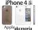 ORG ETUI APPLE iPhone 4S 4 PLECY SLIM 0,5mm +FOLIA