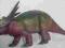 Gumowy dinozaur Styrakozaur zabawka prl 1986