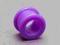 Kolczyk tunel piercing silikon fiolet purple 12mm