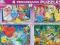 Puzzle 20 + 60 + 100 + 180 el Princess Księżniczki