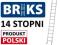 Drabina aluminiowa przystawna BRIKS 1x14 [25X80mm]