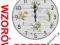 ZEGAR ŚCIENNY DREWNIANY @ VINTAGE @ RETRO @ 34cm @