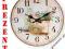 ZEGAR ŚCIENNY DREWNIANY @ VINTAGE @ RETRO @ 34cm @