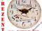 ZEGAR ŚCIENNY DREWNIANY @ VINTAGE @ RETRO @ 34cm @