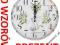 ZEGAR ŚCIENNY DREWNIANY @ VINTAGE @ RETRO @ 34cm @