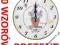 ZEGAR ŚCIENNY DREWNIANY @ VINTAGE @ RETRO @ 34cm @