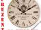 ZEGAR ŚCIENNY DREWNIANY @ VINTAGE @ RETRO @ 34cm @
