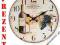 ZEGAR ŚCIENNY DREWNIANY @ VINTAGE @ RETRO @ 34cm @