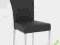KRZESŁO METALOWE EKO-SKÓRA CZARNE K60 HALMAR