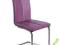 KRZESŁO METALOWE EKOSKÓRA K143 FIOLET HALMAR NEW