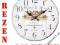 ZEGAR ŚCIENNY DREWNIANY @ VINTAGE @ RETRO @ 34cm @