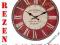 ZEGAR ŚCIENNY DREWNIANY @ VINTAGE @ RETRO @ 34cm @