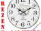 ZEGAR ŚCIENNY DREWNIANY @ VINTAGE @ RETRO @ 34cm @