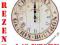 ZEGAR ŚCIENNY DREWNIANY @ VINTAGE @ RETRO @ 34cm @
