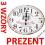 ZEGAR ŚCIENNY DREWNIANY @ VINTAGE @ RETRO @ 49cm @