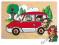 ~ PUZZLE DREWNIANE KSZTAŁTY ~ SAMOCHÓD AUTO II ~