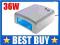 bk594f Markowa LAMPA UV 36W 2 zakresy + 4 ŻARÓWKI