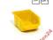 10 x ŻÓŁTY POJEMNIK MAGAZYNOWY 165x110x75