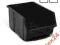 CZARNY POJEMNIK MAGAZYNOWY 350x220x165