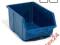12 x NIEBIESKI POJEMNIK MAGAZYNOWY 350 x 220 x 165