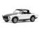 SUN STAR FIAT 124 SPIDER CSA 1972 WHITE 1:18