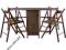 FUNKCJONALNY ZESTAW STÓŁ + 4 KRZESŁA KUCHNIA