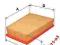 FILTR POWIETRZA AP 185/2 Renult Megane II 10/02-