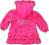 bluza PUFFY BABY PRINCESS z kapturem różowy r.68