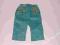 SPODNIE SZTRUKS ocieplane turkusowe DANY r. 110