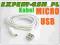 kabel micro USB 1m do ładowania nawigacji GPS