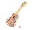 Piękna tęczowa drewniana gitara 6strunowa!Solidna!