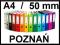 POZNAŃ segregator A4 50mm VAUPE z szyną 19 KOL. FV