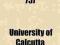 CALENDAR (VOLUME 1874-75) University of Calcutta