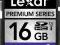 4E21 - LEXAR PREMIUM SERIES 16GB SDHC 200x - FV