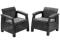 CURVERMeble ogrodowe zestaw CORFU DUO RATTAN