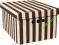 PUDŁO OZDOBNE PUDEŁKA DO SZAFA A4 PASK BR GPPD0364